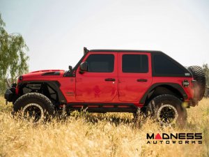 Jeep Wrangler JL Fender Flare Deletes - Textured Black Powder Coat